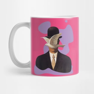 Magritte's Man in a Bowler Hat Mug